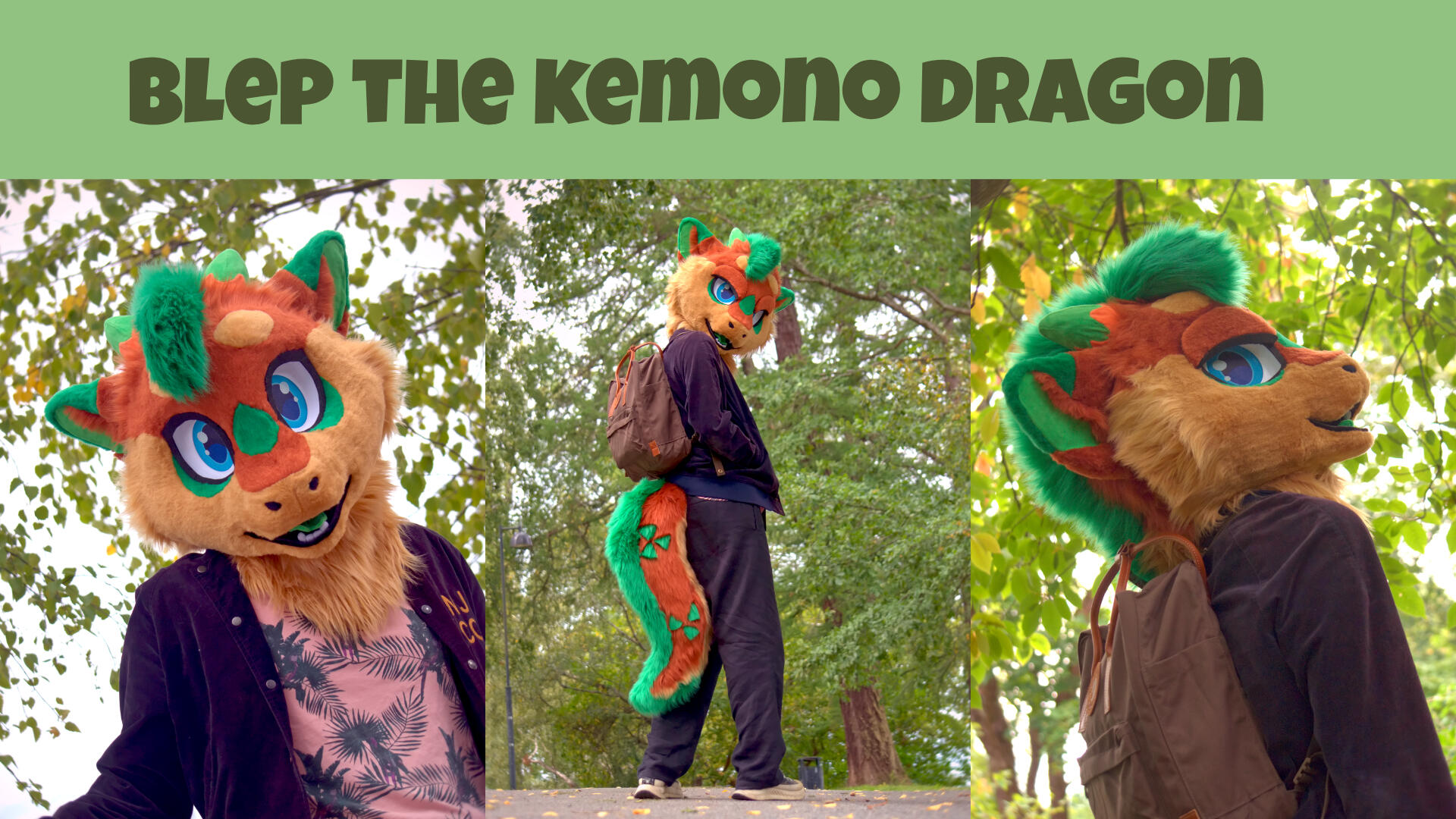 BLEP THE KEMONO DRAGON, HEAD & TAIL